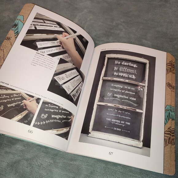 Book Large Format Calligraphy Creative Lettering and Beyond Luxury Crafting - Picture 10 of 16